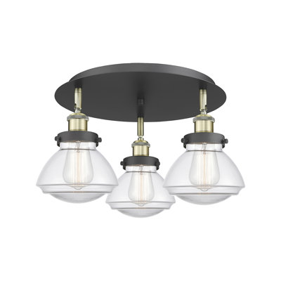 Almarosa Glass Flush Mount