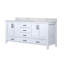 Meuble-lavabo double avec plateau en marbre-903882152