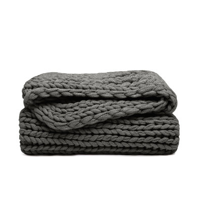 Handmade Knit Throw Blanket