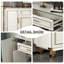 70.87" Cream Aluminum alloy Shoe Storage