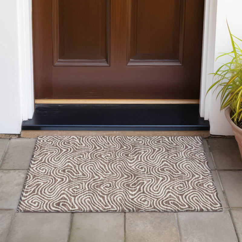  Machine Washable Indoor/Outdoor Chayden ACN1030 Rug, Rectangle 1'8" x 2'6"