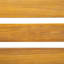 Ensemble repas d'extérieur 7 pièces en bois d'acacia avec table rectangulaire, teck