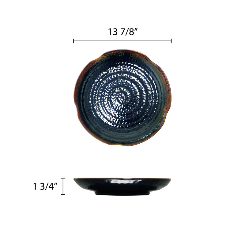 Soucoupe en mélamine 6 po tenmoku