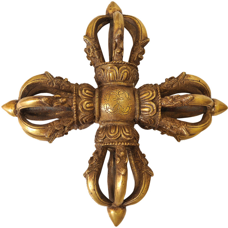 Statue bouddhiste tibétaine 3 po Vishvajra