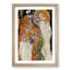 Water Serpents II by Gustav Klimt - Framed Print-62767029-62767032