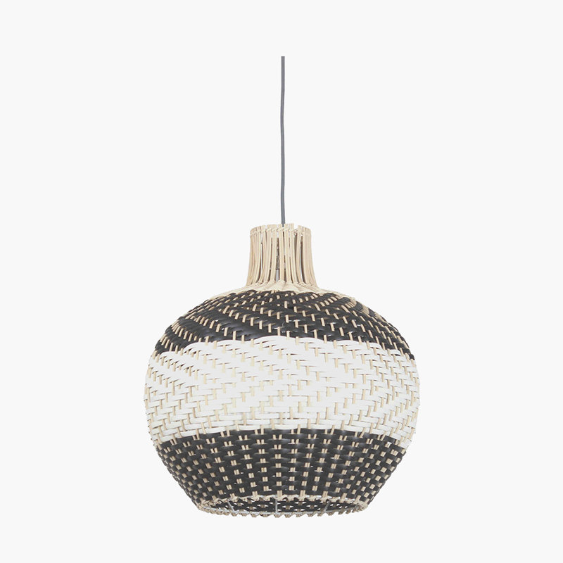 Faolan 1 - Light Matte Black Sphere Pendant