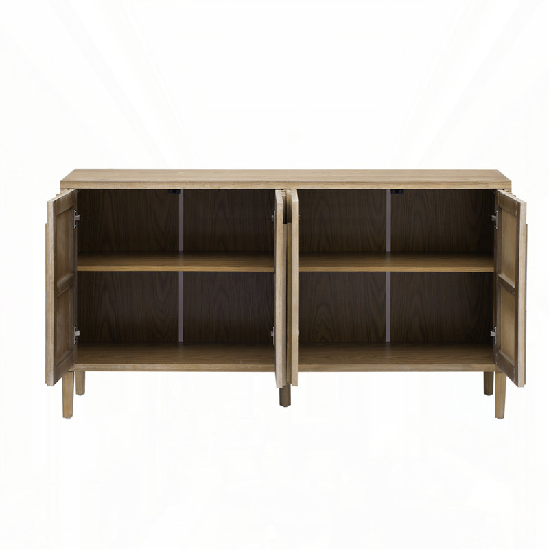 Buffet 4 portes, Naturel