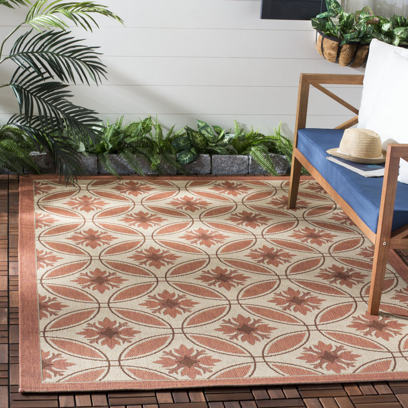 Tapis à motif géométrique Bacall, Rectangle 8 pi x 11 pi