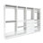Prosper White Freestanding Walk In Wood Closet System