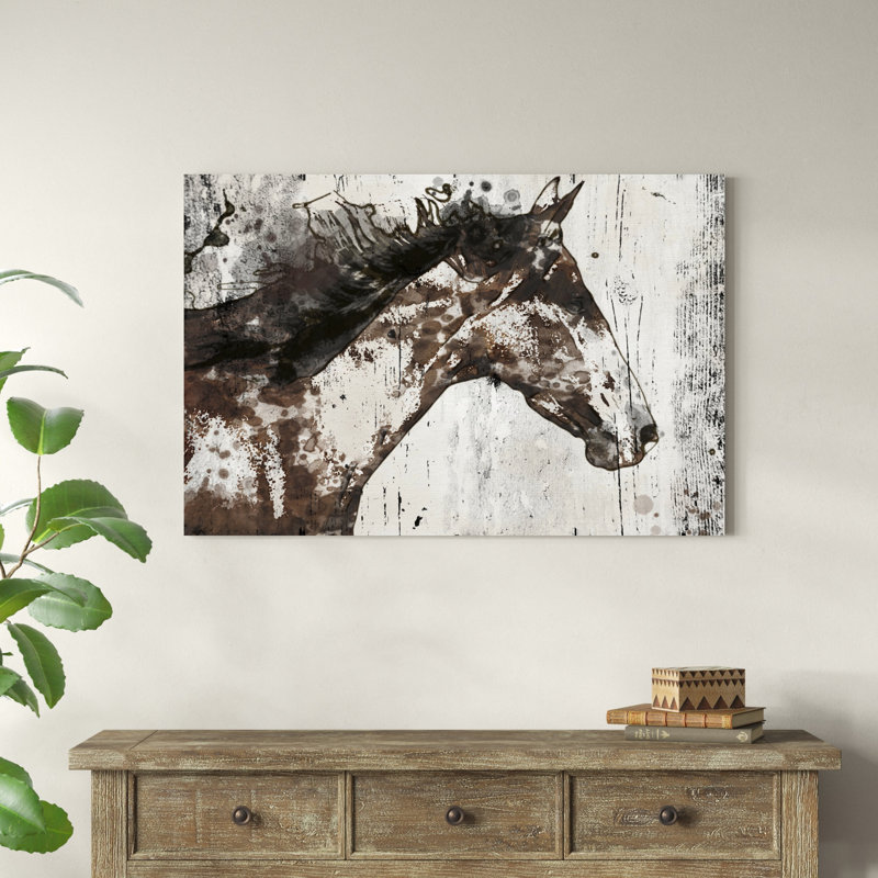 Cheval galaxie I, H 32 po x l 48 po x P 1,25 po