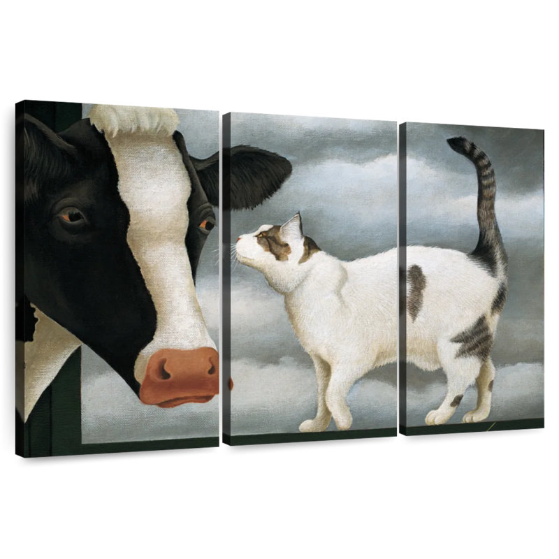Cat And Cow, 28" H x 45" W