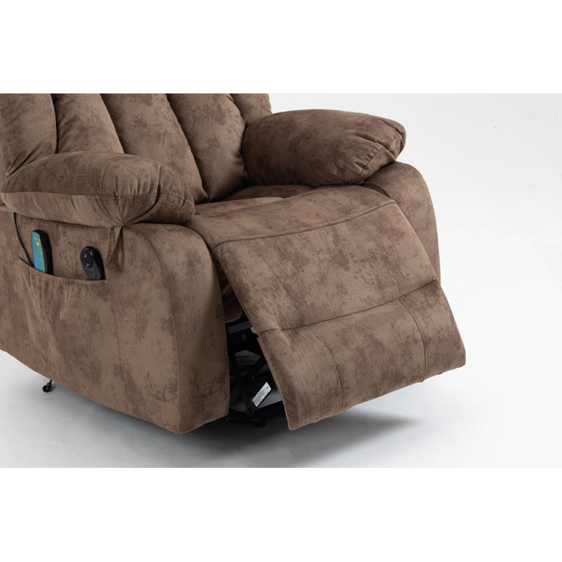 Fauteuil inclinable rembourré relevable, Brown