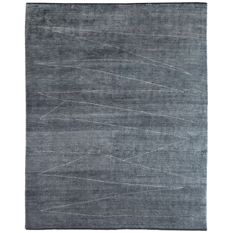 Tapis abstrait moderne Agape, Rectangulaire 2 pi x 3 pi