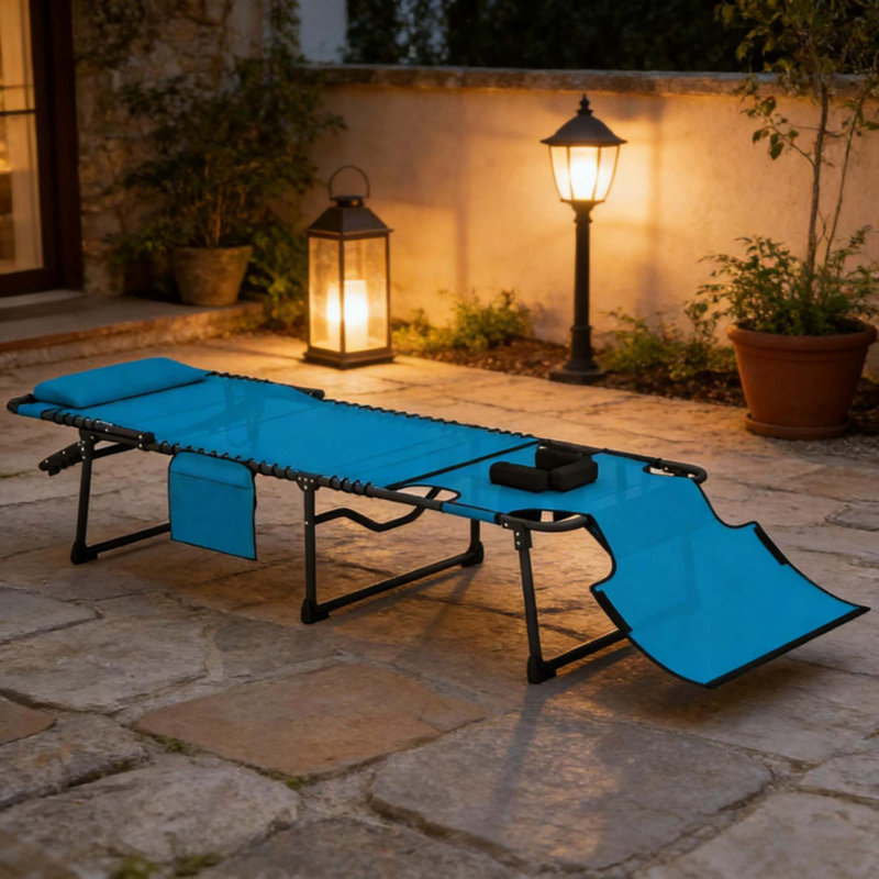 Lounge Chair,Folding Chaise,Reclining Chair,Sun Lounger, 1