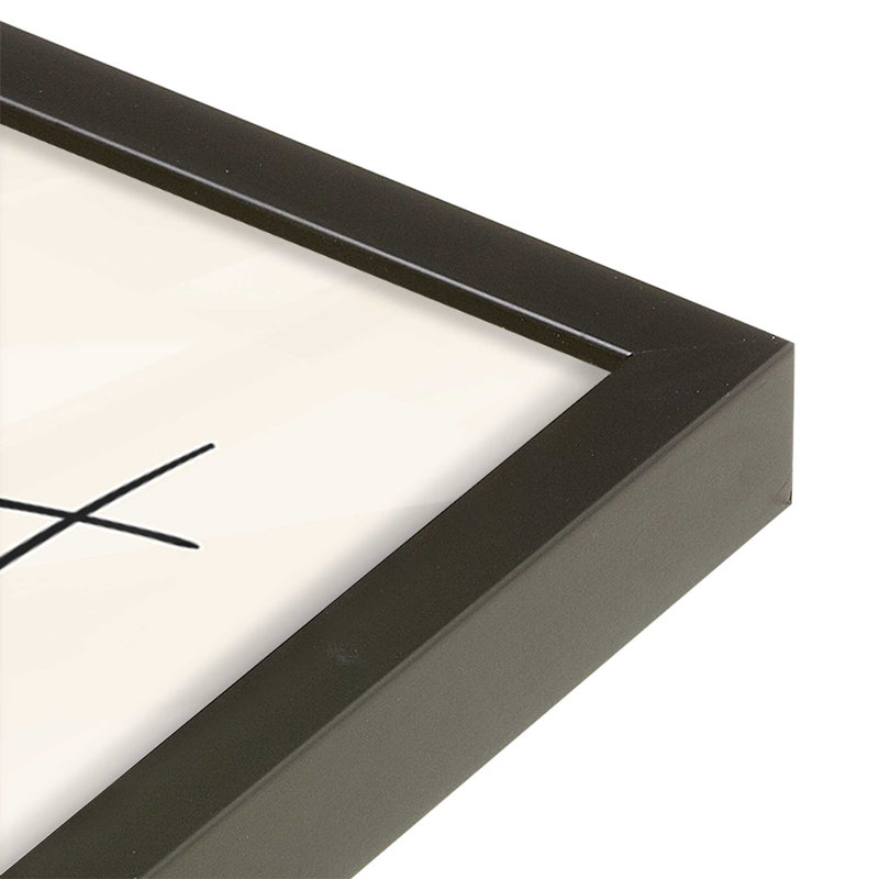 Affiche de marché de Noël III, H 11 po x l 9 po, Cadre photo noir satiné