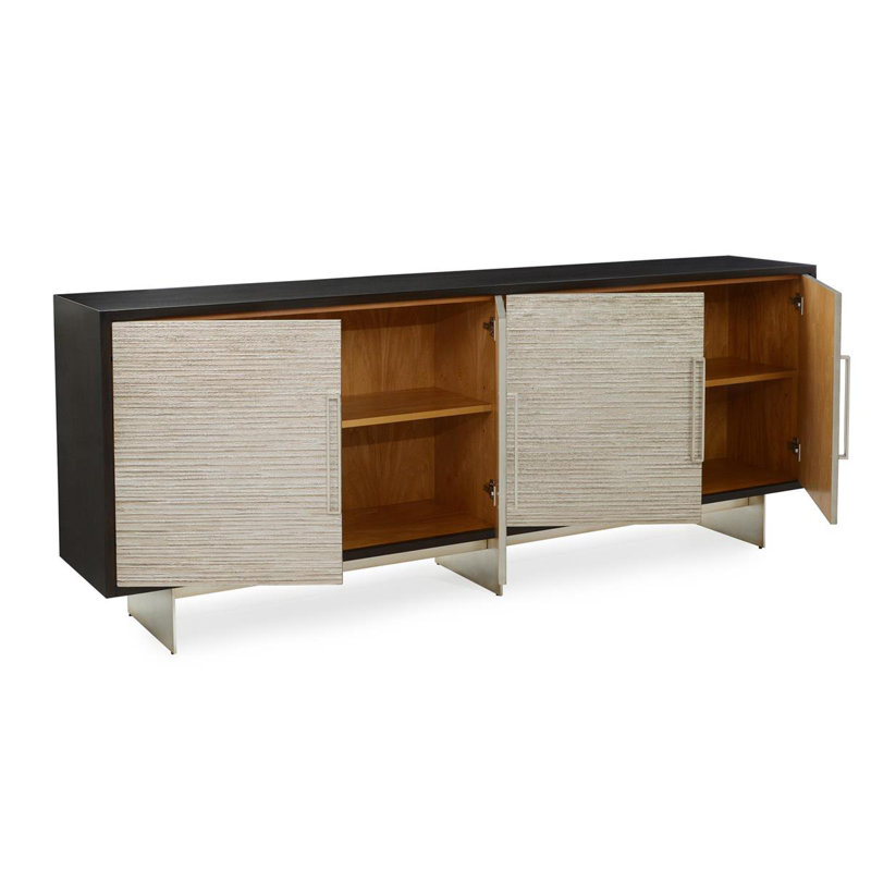 Saro 94.5'' W Solid Wood Sideboard