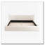 Corduroy Upholstered Bed with  Curved Headboard and Solid Wood Frame-1354922768