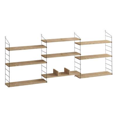 Baugus 216cm H x 85cm W Standard Bookcase