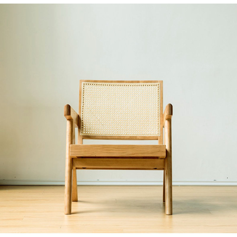 Theon Upholstered Accent Chair, Natural