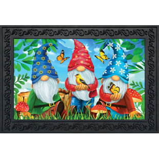 Decorative Indoor & Outdoor Doormat Gnome Sweet Gnome