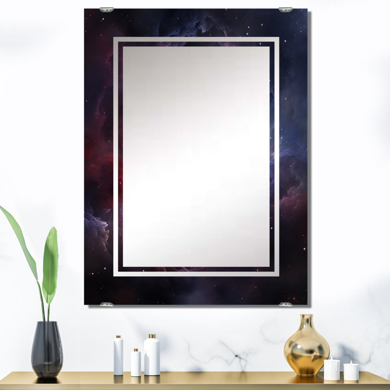 Saez - Grand miroir mural Galaxies MIR139178, 40 po x 30 po