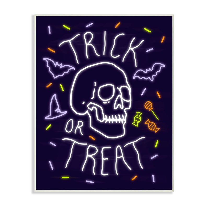 Squelette effrayant d'Halloween, H 19 po x l 13 po x P 0,5 po, Plaque murale