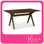 Lukas Mid-Century Modern Dining Table