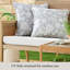 Ensemble de 2 coussins lombaires d'extérieur patinés jacobins MARTHA STEWART, 18 po-110468843-110468844-110468845