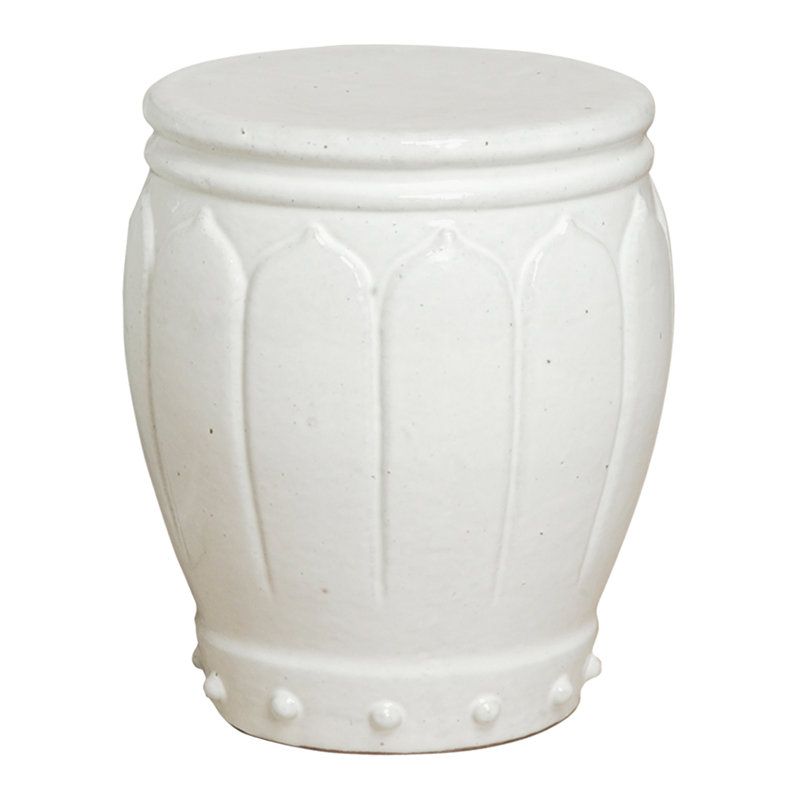Ararinda Ceramic Accent Stool