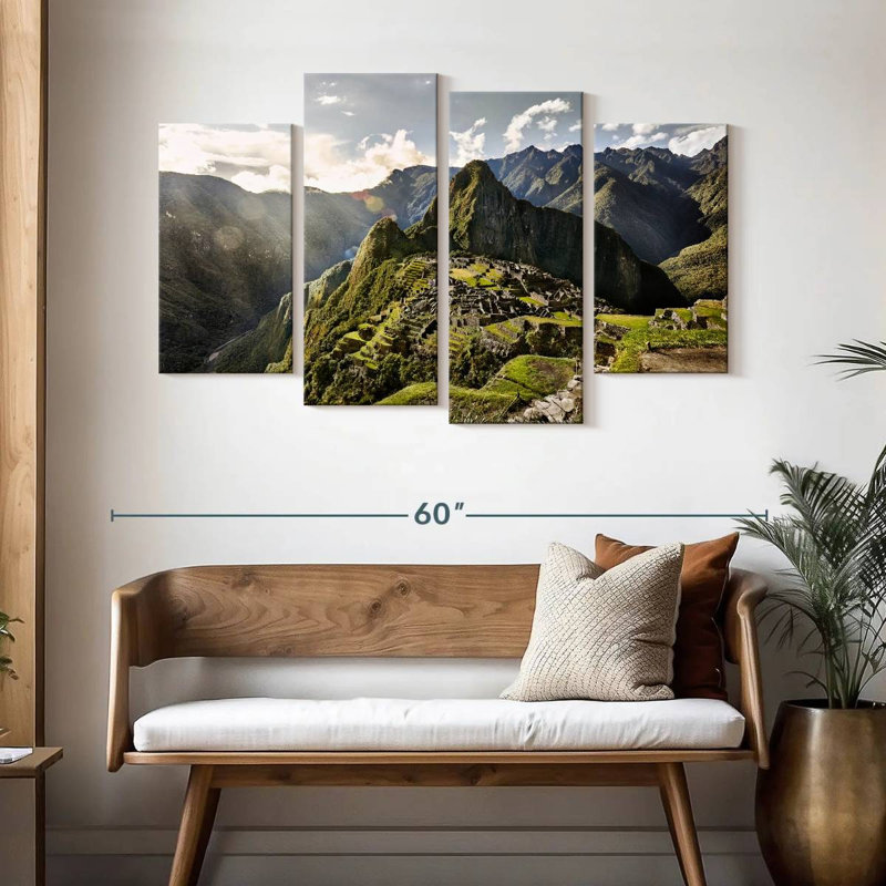 Lilie Ancient Machu Picchu Ruins, 32'' H x 52'' W