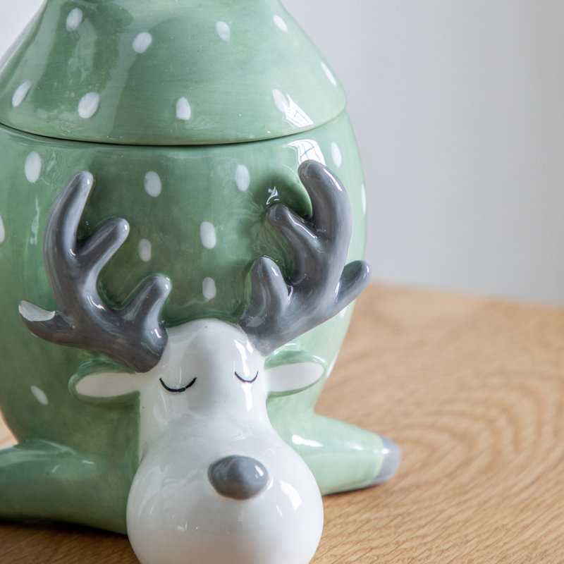 Christmas Deer Figurines & Collectibles, Green