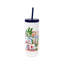 Acrylic Tumbler With Straw, Bookshelf