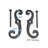 Vintage Cast Iron Window Shutter Dogs (Pair)