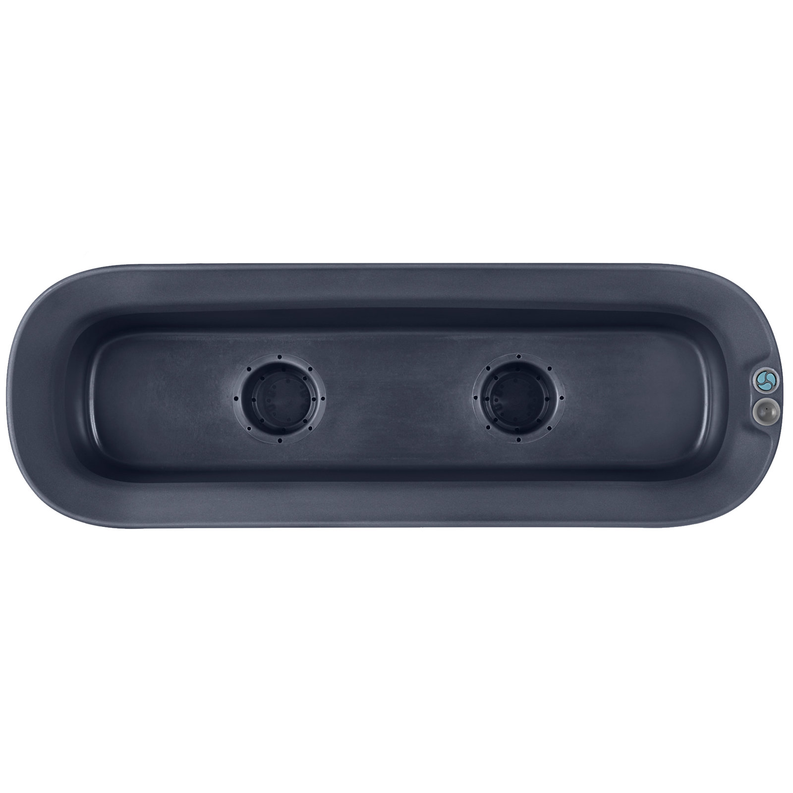 Mod Self Watering Plant Box, Midnight , 40" x 14" x 30"H - Privacy Planter Wall