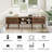 Mid-Century Modern TV Stand for TVs up to 70" with Fluted Wood and Cable Management-629510019