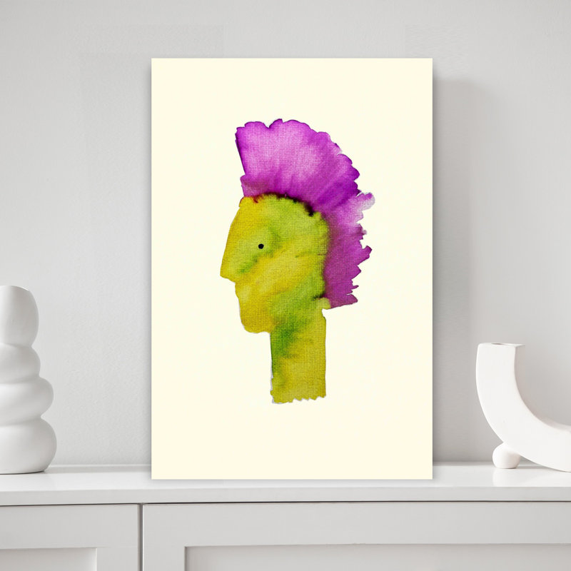 Art contemporain contemporain abstrait, H 18 po x l 12 po