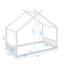 Lit de maison d'inspiration Montessori pour enfants, base de lit à profil bas avec tête et pied de lit-1269703203