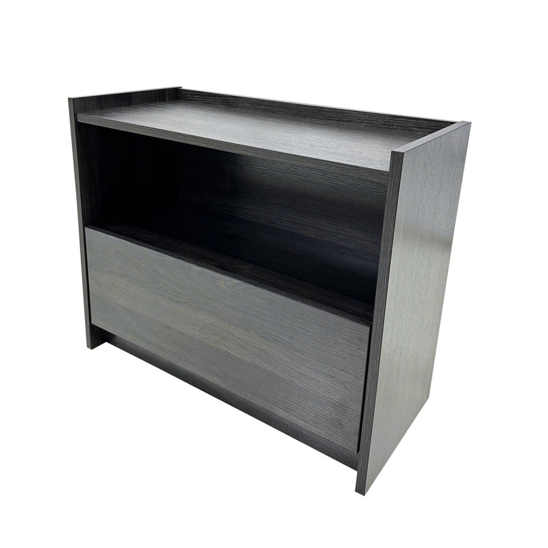 Table de chevet Robin en gris foncé