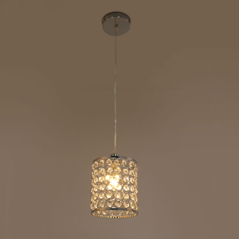 6.29X7” Crystal Pendant Light
