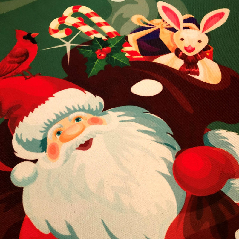 Santa Chimney Tree Skirt, 48" Round