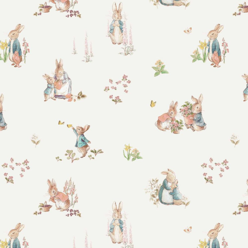 Drap pour lit de bébé Peter Rabbit