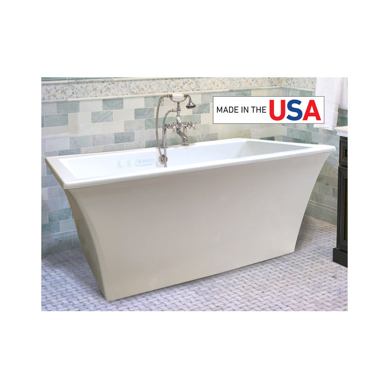 66'' L Freestanding Soaking Bathtub