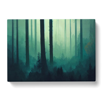 Mysterious Forest - Wrapped Canvas