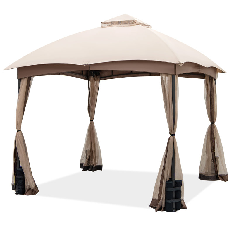 10 Ft. W x 10 Ft. D Metal Patio Gazebo