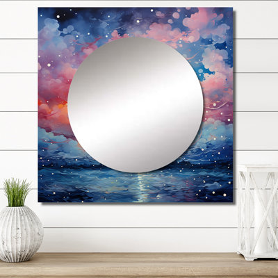 Milburt - Sky Large Square Mirror For Wall Art Decor