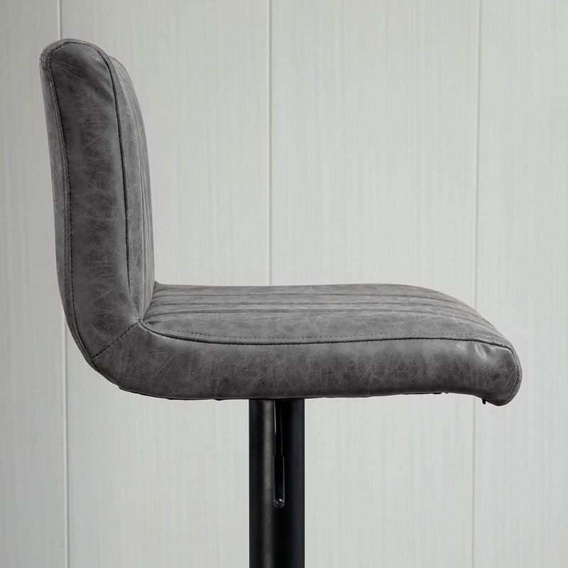 Swivel Counter Stool with Metal Frame