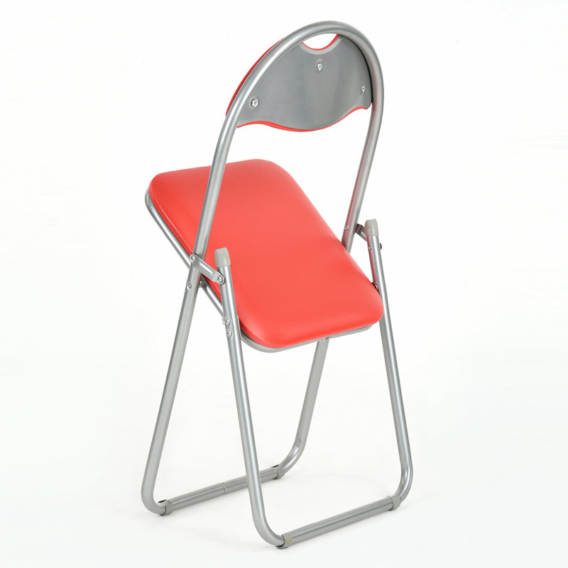 Padded Folding Chair, Red