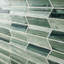 Maya Chevron Sage Polished Glass Mosaic