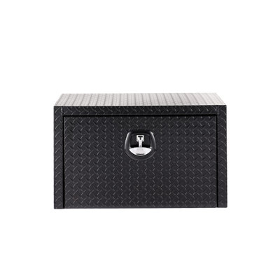 30 Heavy Duty Aluminum Underbed Toolbox With Die - Cast Compression Latch, Lightweight And Waterproof, Complete Weather Toolbox, , Versatile For Different Types Of Tools