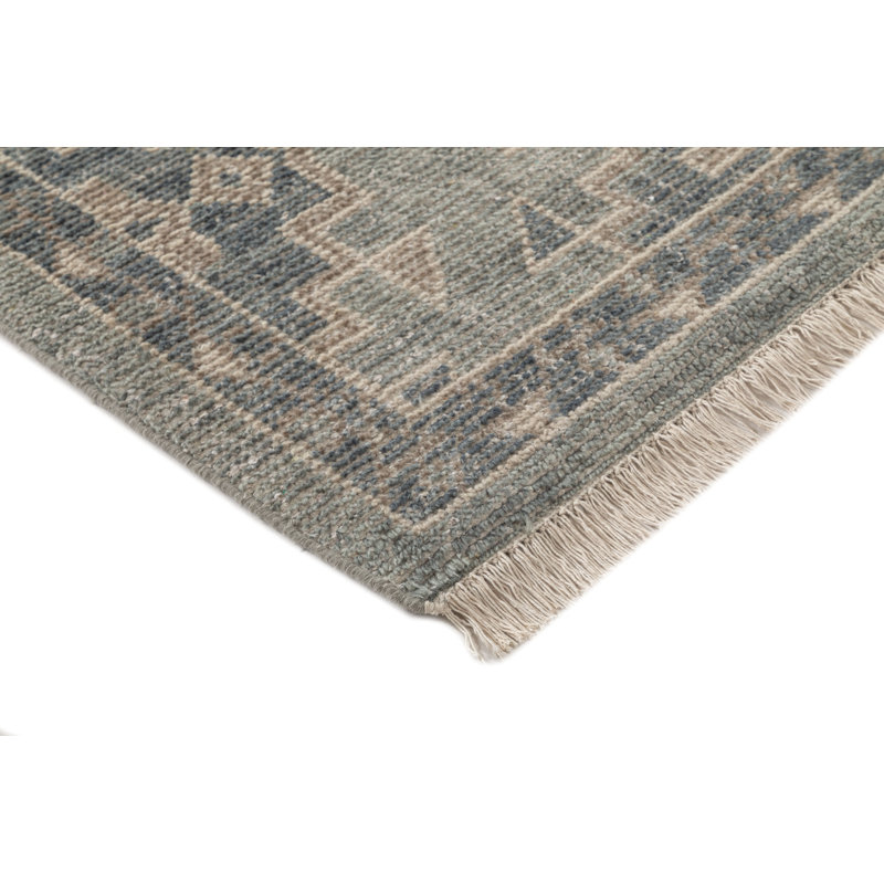 Tapis en laine noué à la main Maeve Whitley, Rectangulaire 2 pi x 3 pi